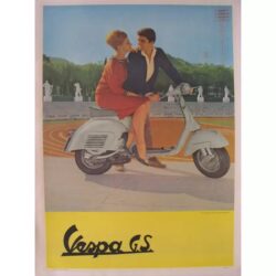 vintage vespa poster