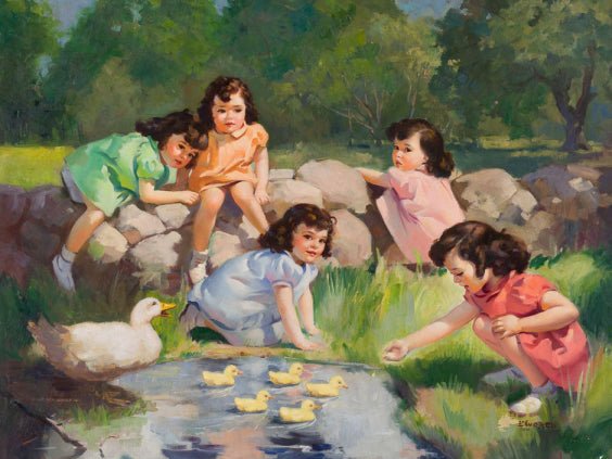 gil-elvgren quintuplées dionne