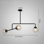 anhanger metall schwarz glas