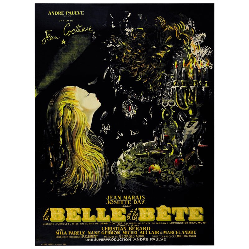 poster die schone und das biest jean cocteau poster die schone und das biest jean cocteau