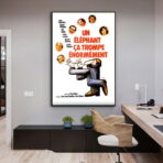 poster ein elefant tauscht im grossen und ganzen