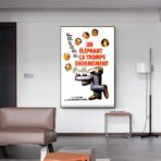 poster ein elefant tauscht im grossen und ganzen