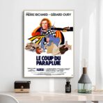 das schuss des regenschirm poster