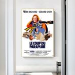 das schuss des regenschirm poster