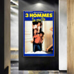 poster 3 manner und ein korb