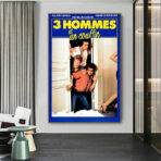 poster 3 manner und ein korb