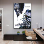 poster alien gegen raubtier