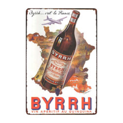 old byrrh werbetafel