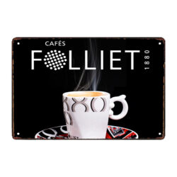 alte werbetafel cafe folliet