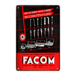 old facom werbetafel