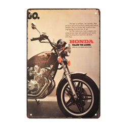 old honda werbetafel