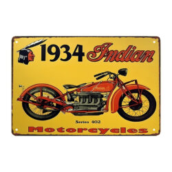 alte metall werbetafel indische motorrader