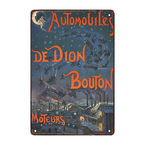 de dion button werbetafel de dion button werbetafel