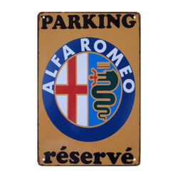 alfa romeo werbeschild