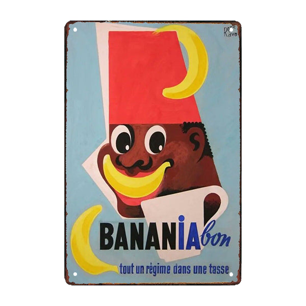 old banania werbeschild 1 old banania werbeschild 1