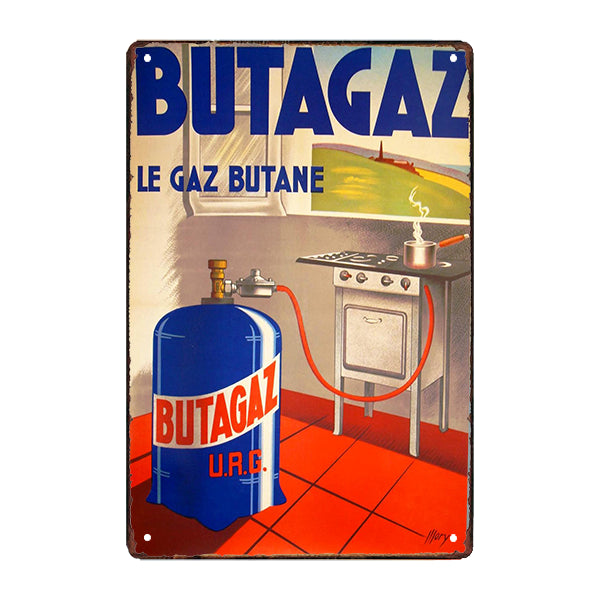 old butagaz werbeschild old butagaz werbeschild