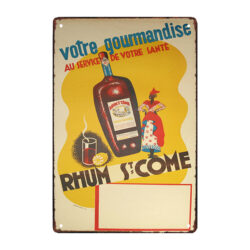 rum werbetafel