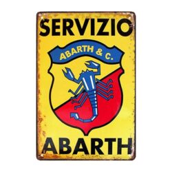 metallplatte abarth