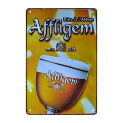 plakette metall affligem