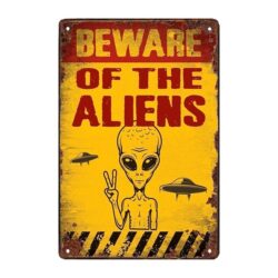 metall alien platte