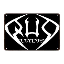 alte metallplatte quo vadis