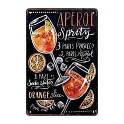 metallplatte aperol spritz 1