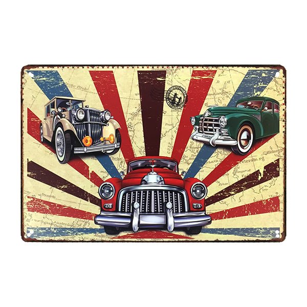 metallplatte auto vintage 1 metallplatte auto vintage 1