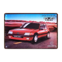 automobil metallplatte 205 gti