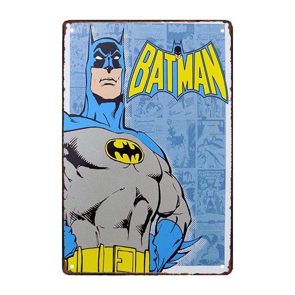 metallplatte batman 1 metallplatte batman 1