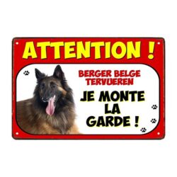 belgischer schaferhund metallschild