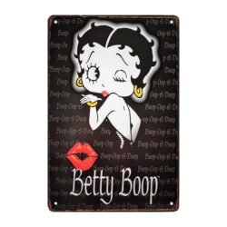 metallplatte betty boop