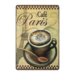 metall teller bistro cafe