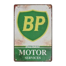 plaque metall bp