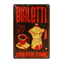 metallteller kaffee italienisch