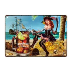 metallplatte captain morgan 1