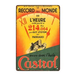 castrol metallplatte 1