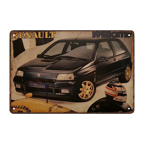 metallplatte clio williams metallplatte clio williams