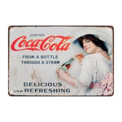 metall coca platte