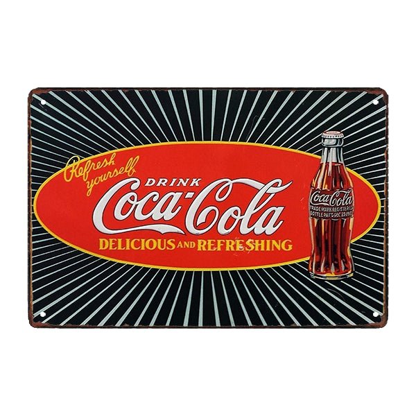 metallplatte coca cola 2007 metallplatte coca cola 2007
