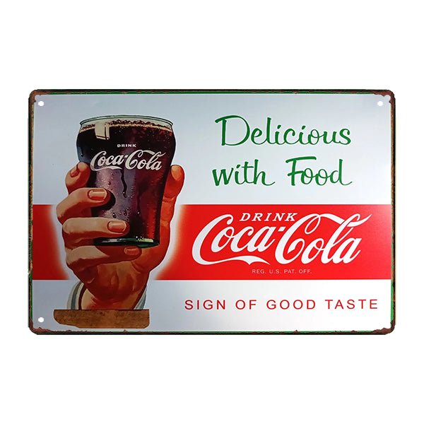metall coca cola kostlicher erfrischender teller metall coca cola kostlicher erfrischender teller