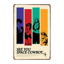 metallplatten cowboy bebop