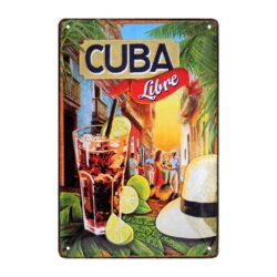 metallplatte cuba libre 1