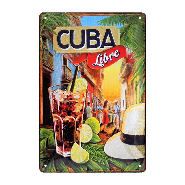 metallplatte cuba libre 1 metallplatte cuba libre 1