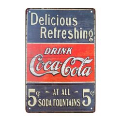 metall deko coca cola teller