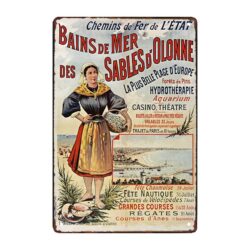 metallplatte deko les sables dolonne