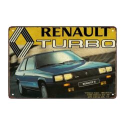 metall deko renault sport platte