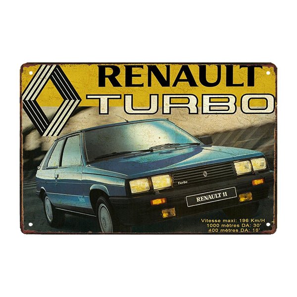 metall deko renault sport platte metall deko renault sport platte
