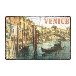 metallplatte deko venedig