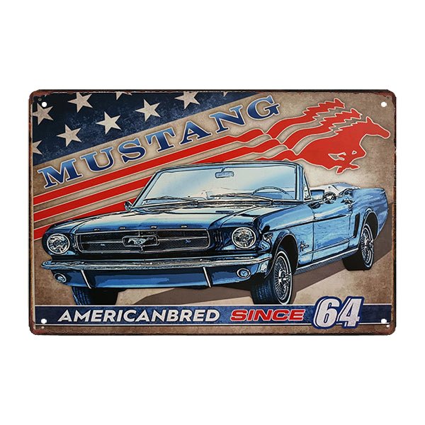 dekorative metallplatte ford mustang dekorative metallplatte ford mustang