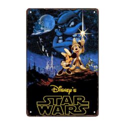 metallplatte disney star wars